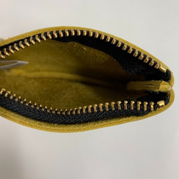 Danielle Wright 100% Leather Eye Roll Smiley Face Coin Purse Card Holder NWT - Picture 5 of 10